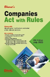  Buy COMPANIES ACT, 2013 with RULES